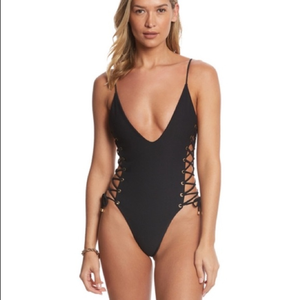 Blue Life “Roped Up” One-Piece Swimsuit
